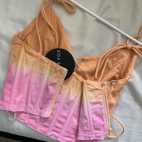 WHITE FOX BOUTIQUE BUSTIER TOP - Picture 2 of 2